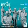 RESKIT RSF72-0068 One busy day carrier crew on deck (scene 1) (6 pcs) (3D Printed) (1/72)